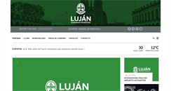 Desktop Screenshot of lujan.gob.ar