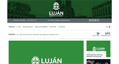 Desktop Screenshot of lujan.gov.ar