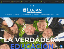Tablet Screenshot of lujan.edu.co